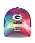 Фото #2 товара Men's and Women's Multicolor, Black Green Bay Packers 2023 NFL Crucial Catch 39THIRTY Flex Hat