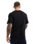 Фото #2 товара Jack & Jones oversized t-shirt with front logo in black