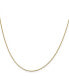 18k Yellow Gold 18" Box with Lobster Clasp Chain Necklace