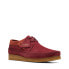 Фото #4 товара Clarks Weaver 26168629 Mens Burgundy Suede Oxfords & Lace Ups Casual Shoes