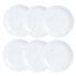 Plate set Luminarc Diwali 6 pcs White Glass 19 cm