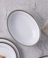 Austin Platinum 50-Pc Dinnerware Set, Service for 8