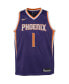 ფოტო #3 პროდუქტის Big Boys Devin Booker Purple Phoenix Suns 2021/22 Diamond Swingman Jersey - Icon Edition