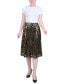 ფოტო #1 პროდუქტის Petite Knee Length Sequined Skirt