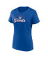 ფოტო #2 პროდუქტის Women's Royal New York Giants Primary Component T-shirt