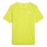 Puma Run Ultraspun Logo Crew Neck Short Sleeve Athletic T-Shirt Mens Green Casua