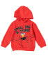 Elmo Cookie Monster Boy's Fleece Pullover Hoodie and Pants Outfit Set Toddler