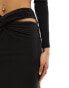 Фото #8 товара ASOS DESIGN co-ord cut out waist tube skirt in black