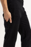 Фото #5 товара Straight Fit Normal Kalıp Normal Bel Boru Paça Pantolon B2156ax24sp