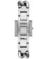 Women's MK Chain Lock Quartz Three-Hand Silver-Tone Stainless Steel Watch 25mm