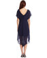 Фото #7 товара Chiffon-Overlay A-Line Dress