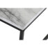 Centre Table DKD Home Decor White Black Metal MDF Wood 110 x 60 x 34 cm