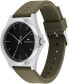 Men's Quartz Green Silicone Watch 42mm
