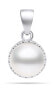 Фото #1 товара Silver pearl pendant with zircons PT77W