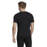 Фото #4 товара Мужская спортивная футболка черная с надписью ADIDAS Match Code Graphic Short Sleeve T-Shirt