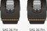 Delock M/M SAS Cable - 0.1 m - SFF 8087 - SFF 8087 - Male/Male - Black - Red
