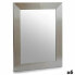 Wall mirror Silver Wood Crystal 39 x 1,5 x 49 cm (6 Units)