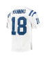 Men's Peyton Manning White Indianapolis Colts 2006 Super Bowl XLI Authentic Retired Player Jersey