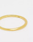 Фото #4 товара Bloom & Bay gold plated rounded edge band ring