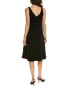 Vince V-Neck Wool-Blend Slip Dress Women's