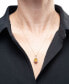 ფოტო #2 პროდუქტის Citrine (2-1/3 ct. t.w.) & Diamond (1/5 ct. t.w.) 18" Pendant Necklace in 14k Gold