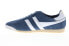 Фото #5 товара Gola Harrier 50 Suede CMA501 Mens Blue Suede Lifestyle Sneakers Shoes
