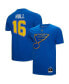 Фото #1 товара Men's Brett Hull Blue St. Louis Blues Name and Number T-shirt
