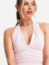 Puma summer resort halterneck top in pink