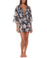 Фото #1 товара Sanctuary 271668 Night in the Jungle Cover-Up Dress Women's Swimsuit, XS, Dark