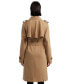 Фото #2 товара Women's Belted Water-Repellent Trench Coat