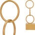 Decorative Figure Rings Golden Metal (12,5 x 40,5 x 12,5 cm)