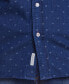 ფოტო #4 პროდუქტის Men's Long Sleeve Button-Down Floral Print Dobby Shirt