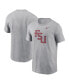 ფოტო #1 პროდუქტის Men's Heather Gray Florida State Seminoles Primetime Evergreen Alternate Logo T-Shirt