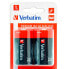 Фото #2 товара VERBATIM 1x2 Alkaline Mono D LR 20 49923 Batteries