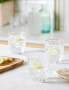 Фото #4 товара Villa d'Este Home Tivoli Castle 5907727 Set of 6 Glass Water Glasses 350 ml