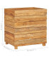 Фото #3 товара Raised Bed 19.7"x15.7"x21.7" Recycled Teak Wood and Steel