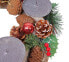 Фото #3 товара Adventskranz H49 Holz mit Kerzen rot