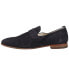 Фото #5 товара Lucchese Navy Snuff Suede Loafer Plain Toe Dress Mens Blue BL4000