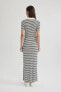 Фото #6 товара Юбка Defacto Fitted Fitilli Striped Maxi