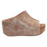 Фото #1 товара Volatile Carrier Wedge Womens Brown Casual Sandals PV112-221