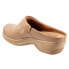 Фото #5 товара Softwalk Aurora S2250-253 Womens Brown Extra Wide Leather Clog Flats Shoes 10