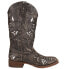 Фото #1 товара Roper Belle Metallic Square Toe Cowboy Womens Brown Western Cowboy Boots 09-021