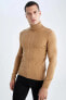 Фото #18 товара Свитер Defacto Slim Fit Mock Neck