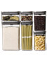 Steel Pop Food Storage Containers, Set of 6