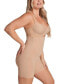 Women's Strapless Sculpting Step-in Body Shaper with Short Bottom