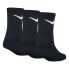 Фото #2 товара Носки спортивные Nike NIKE KIDS Basic Pack Crew 3Pk Socks черные