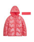 Big Girls Iridescent Foil Puffer Jacket Розовый, S (7/8) - фото #19