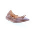 Фото #2 товара Bed Stu Bosworth F302001 Womens Brown Leather Slip On Ballet Flats Shoes