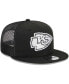 ფოტო #4 პროდუქტის Men's Black Kansas City Chiefs Main Trucker 9FIFTY Snapback Hat