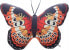 LeanToys Maskotka Pluszowy Motyl Czerwony Poduszka 40 x 30 cm